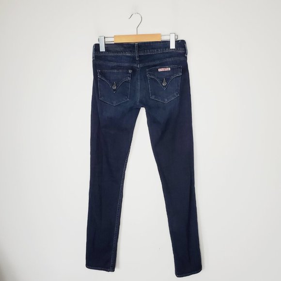 Hudson Jeans Collin Skinny Flap Pocket Dark Blue 26 - Picture 4 of 13